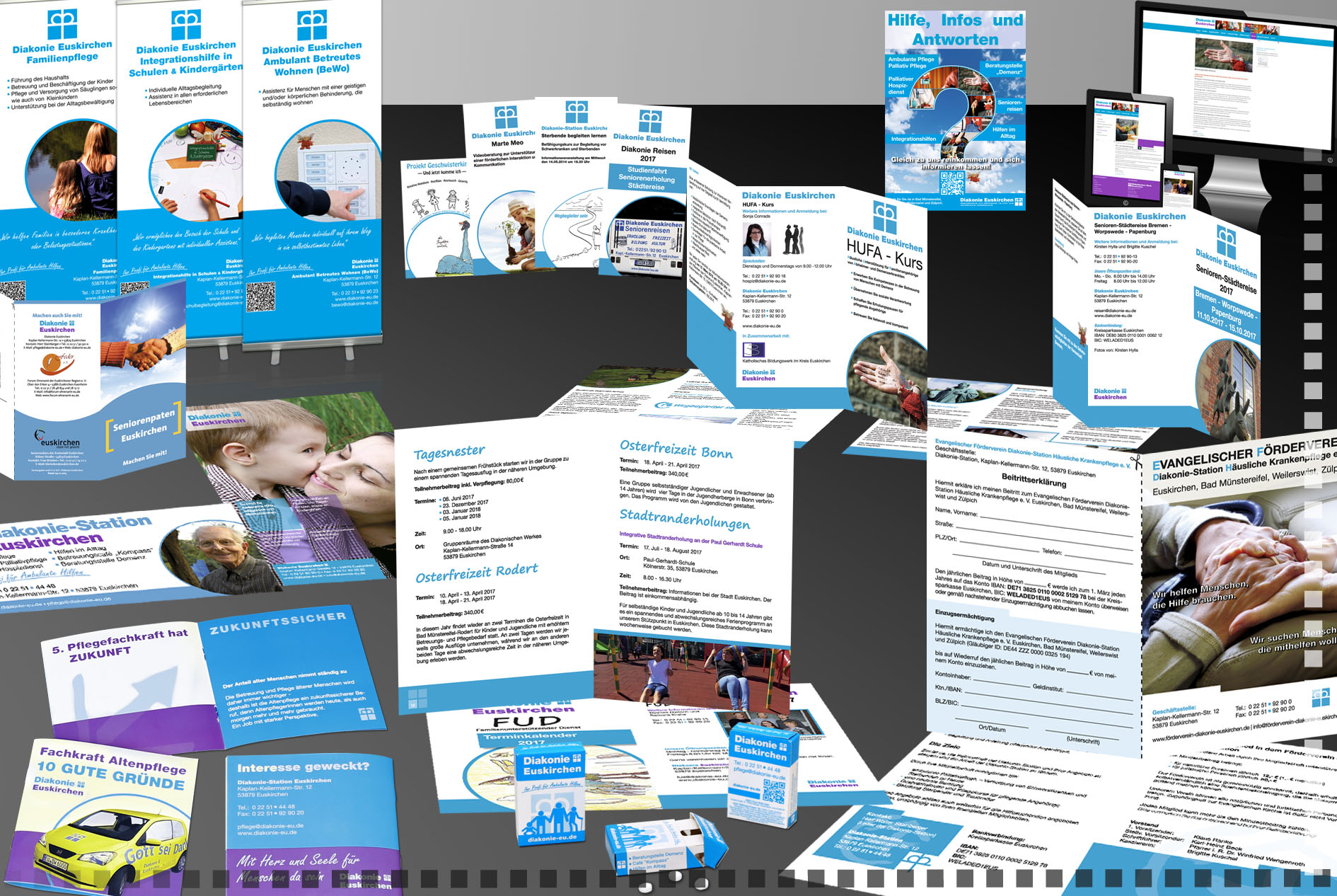 Corporate Design Entwicklung für die Diakonie Euskirchen - Bonn