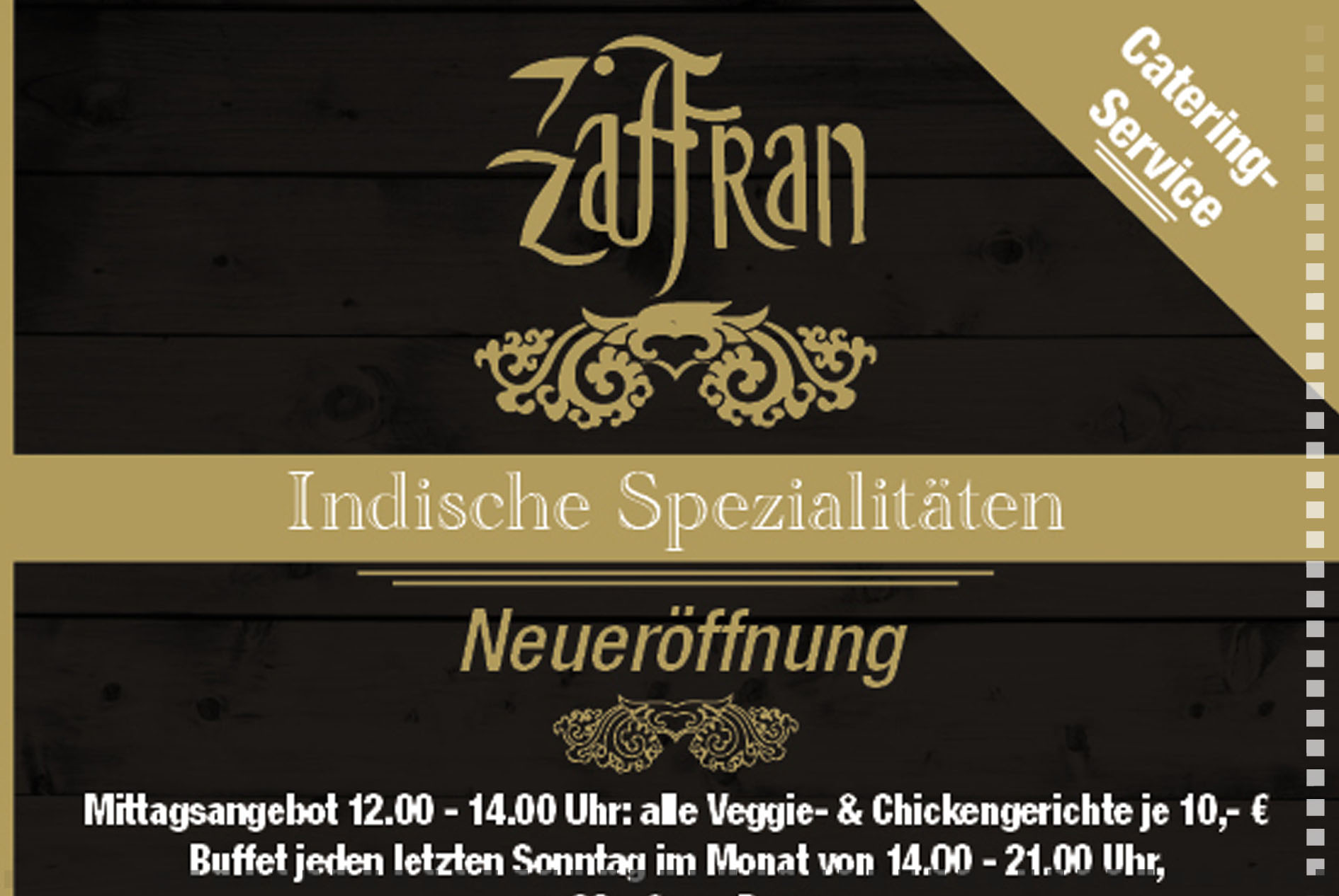 Menü-Flyer erstellen & designen Euskirchen - Bonn und Köln - Bild