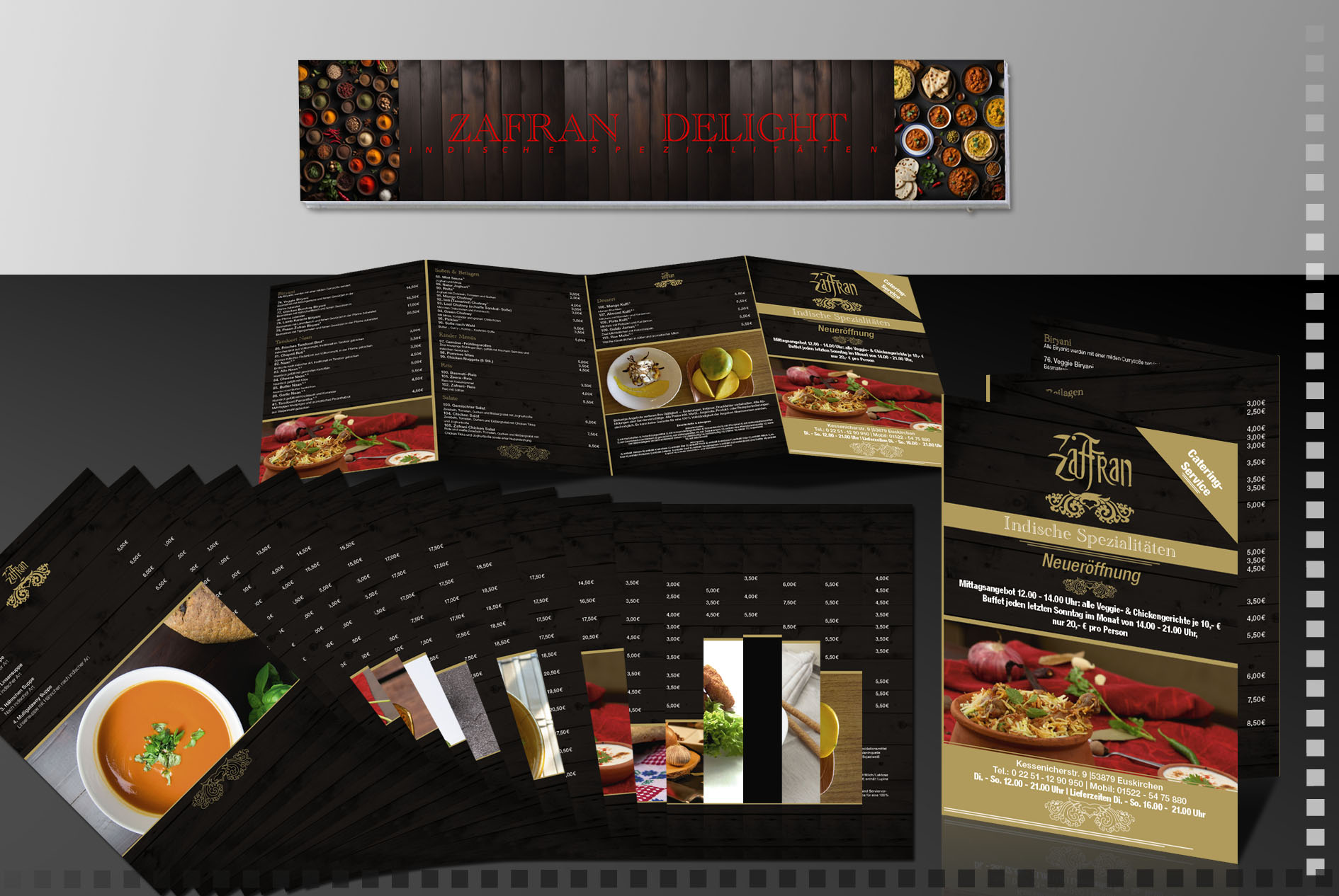 Menükarten & Folder erstellen & designen Euskirchen - Bonn und Köln - Bild