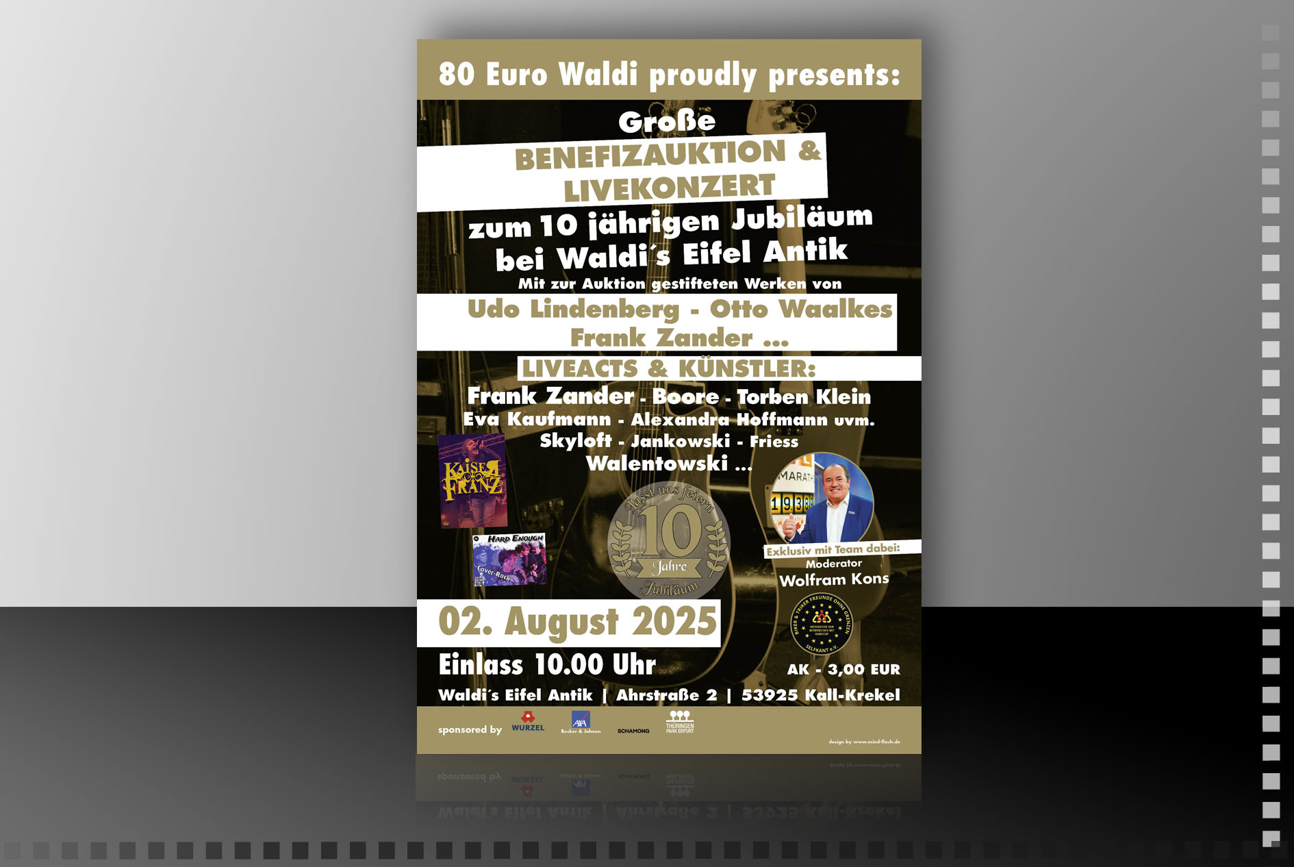 80 Euro Waldi Plakat-Design/Gestaltung Werbeagentur Köln - Bild