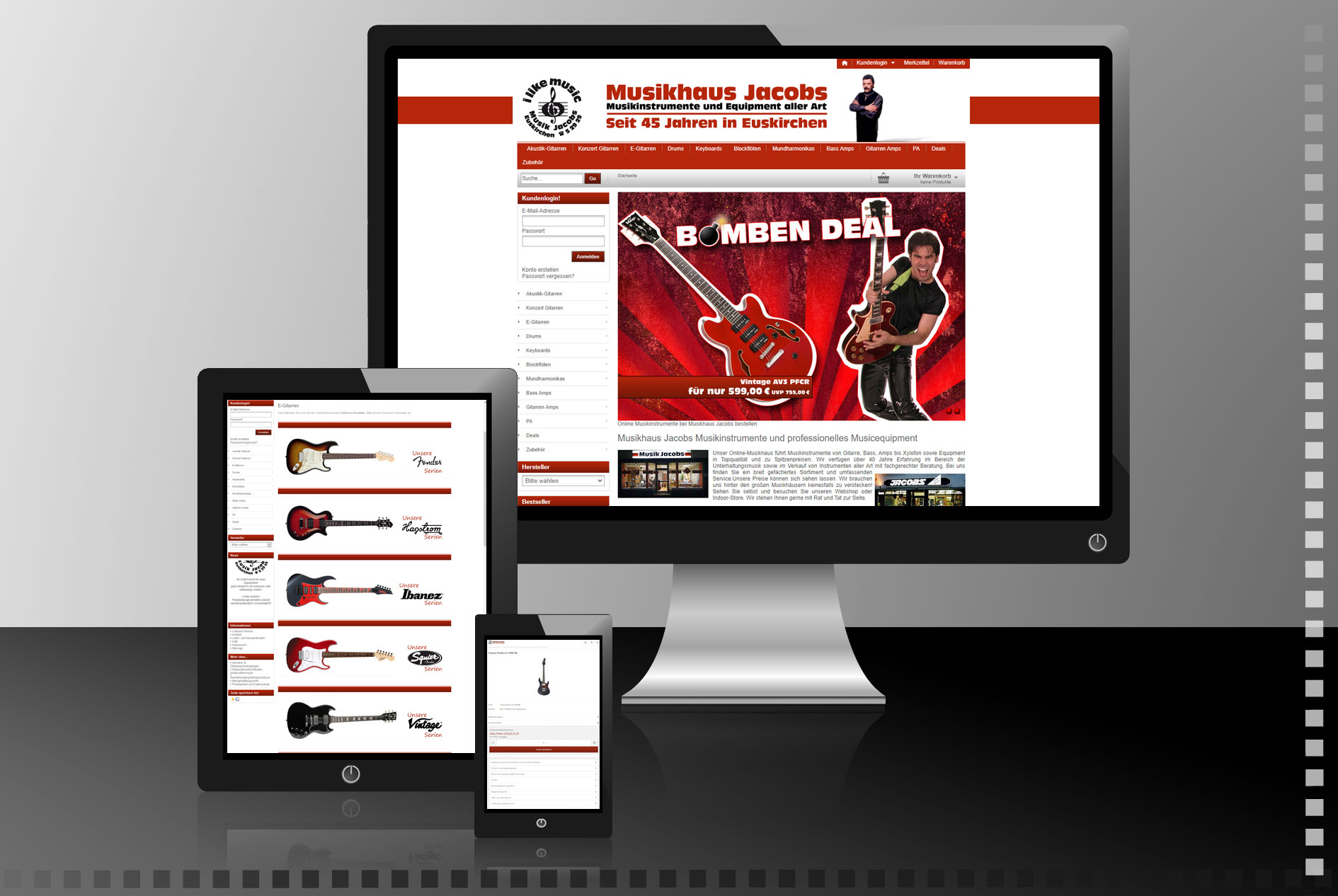 Onlineshop Design/Designer Euskirchen - Köln - Bonn - Bild
