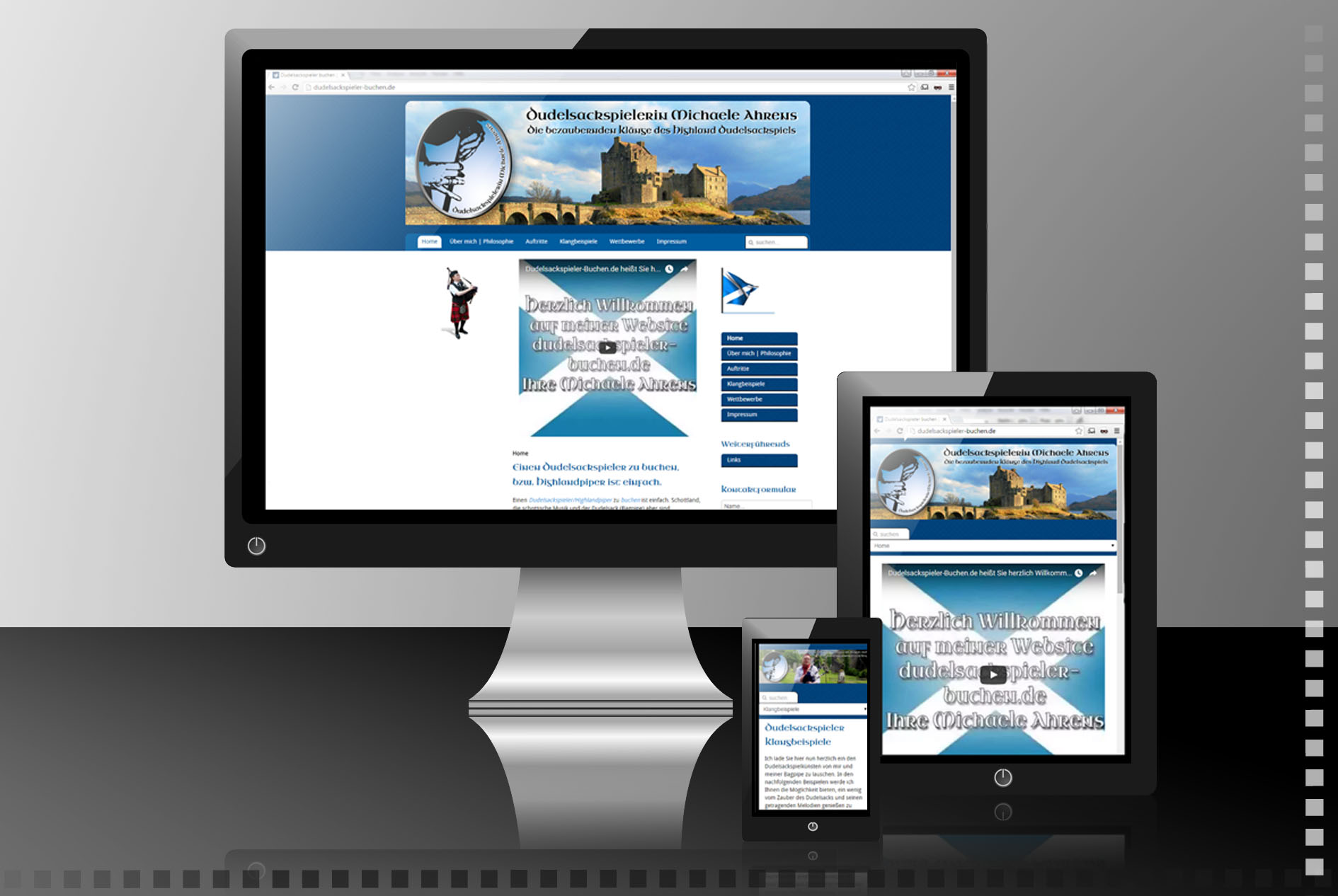 Webdesign Euskirchen Dudelsackspieler-Buchen - Bild