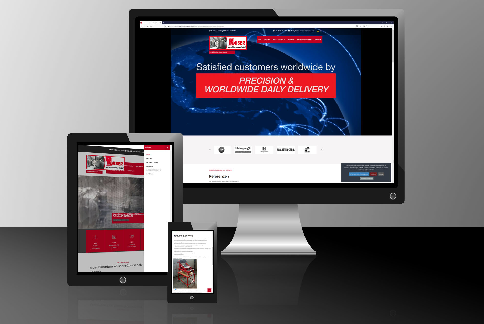 Website Kaiser Maschinenbau Kaiser Kall - Bild