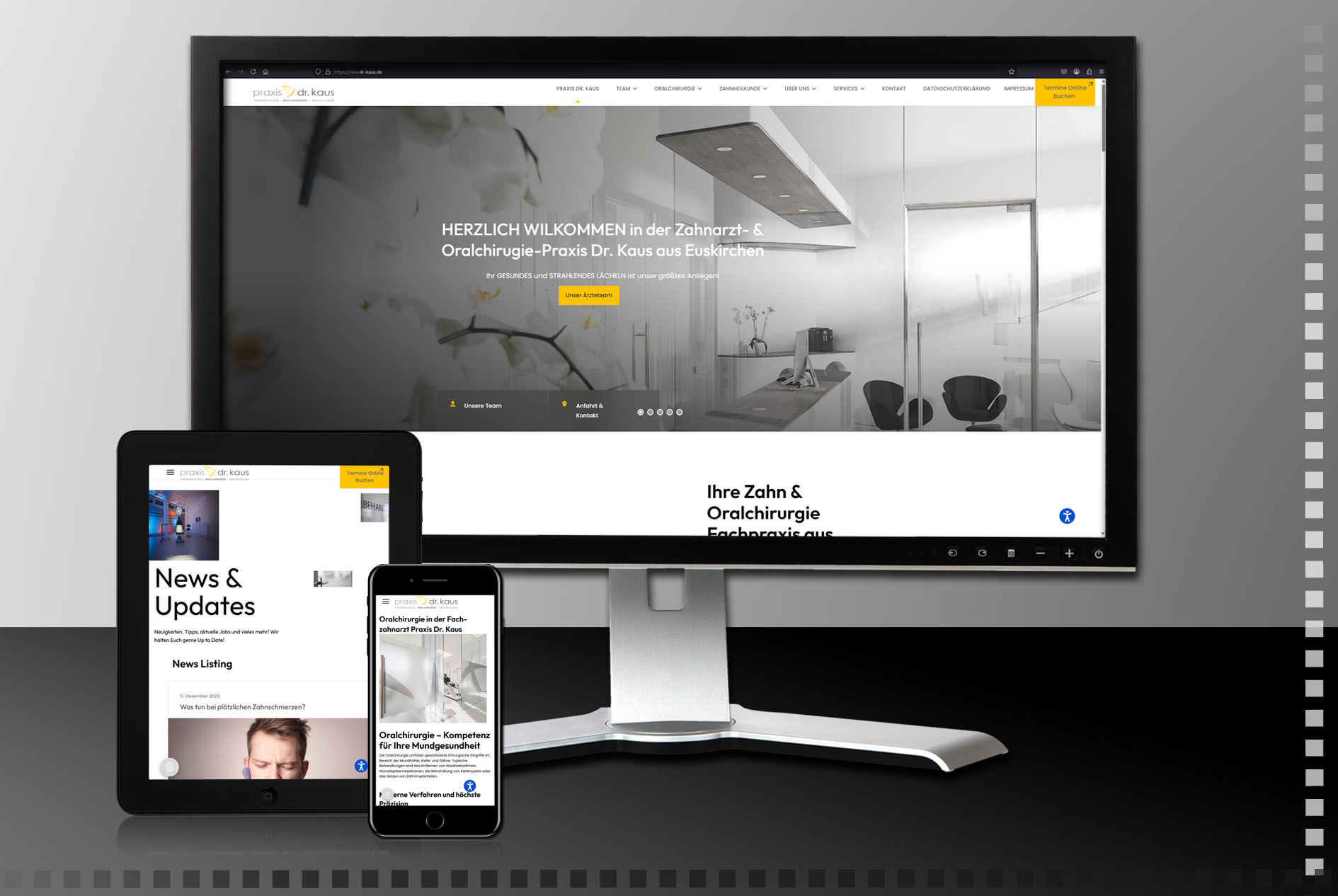 Webdesigner Bonn für Zahnarztpraxis Web-Design Bonn - Bild